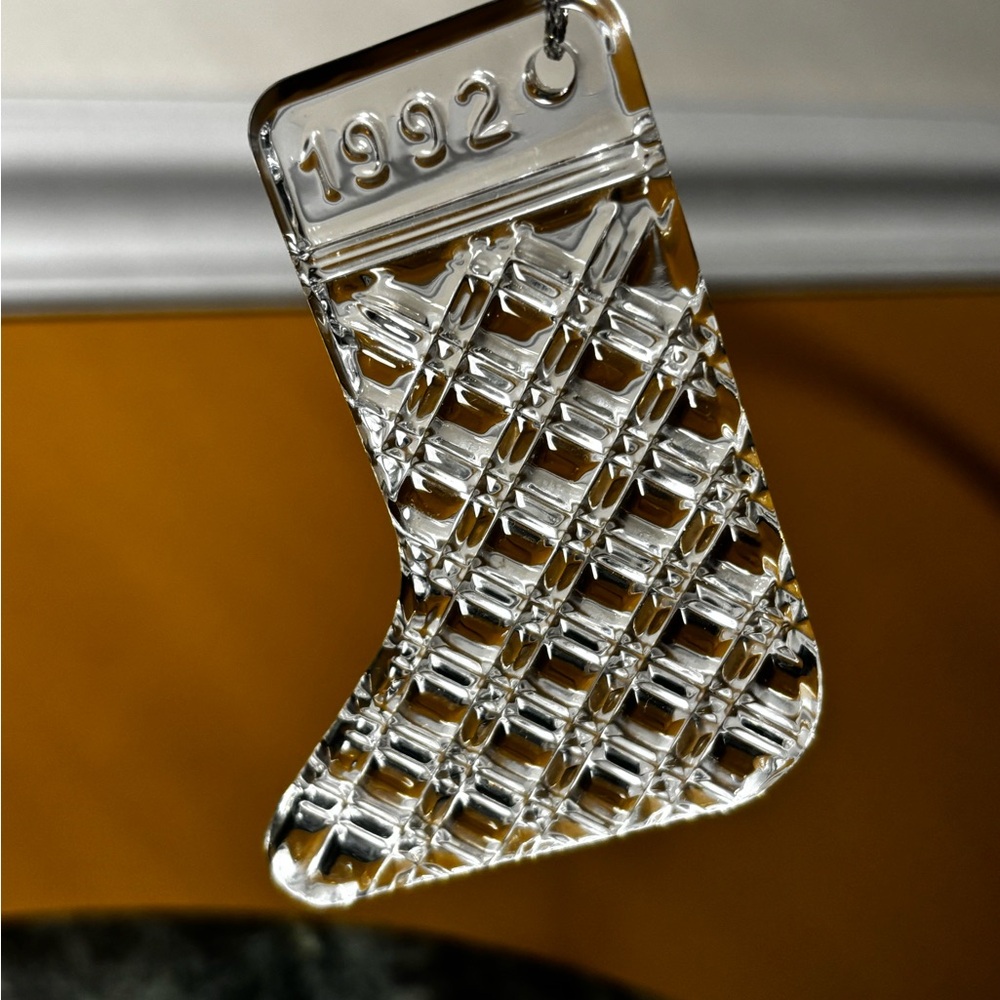 Waterford Marquis 1992 Crystal Stocking Ornament